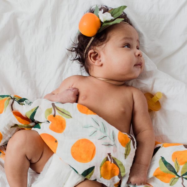 Clementine Swaddle Blanket Supply